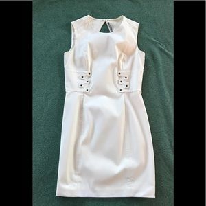 Off white body con dress